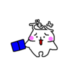 文字うさぎ(相づち編)（個別スタンプ：21）