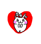 文字うさぎ(相づち編)（個別スタンプ：33）