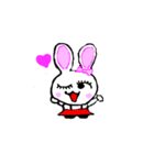 変なうさぎ（個別スタンプ：4）