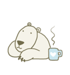 lazy lazy bear（個別スタンプ：14）