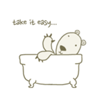 lazy lazy bear（個別スタンプ：37）