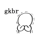 白い人（個別スタンプ：8）