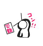 四角の人のスタンプです（個別スタンプ：37）