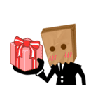 paper bag mask 006（個別スタンプ：34）