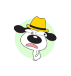 Yellow Hat Dog（個別スタンプ：1）