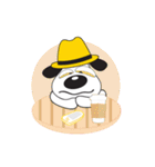 Yellow Hat Dog（個別スタンプ：2）