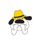Yellow Hat Dog（個別スタンプ：4）