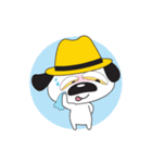 Yellow Hat Dog（個別スタンプ：7）