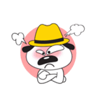 Yellow Hat Dog（個別スタンプ：9）