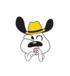 Yellow Hat Dog（個別スタンプ：15）