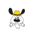 Yellow Hat Dog（個別スタンプ：18）