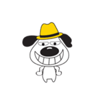 Yellow Hat Dog（個別スタンプ：25）