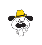 Yellow Hat Dog（個別スタンプ：40）
