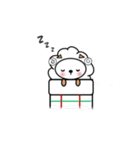シロのかぶりもの（個別スタンプ：12）