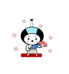 シロのかぶりもの（個別スタンプ：22）
