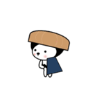 シロのかぶりもの（個別スタンプ：23）