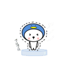 シロのかぶりもの（個別スタンプ：31）