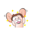Saruhaha ＆ Saru（個別スタンプ：1）