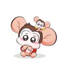 Saruhaha ＆ Saru（個別スタンプ：3）