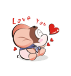 Saruhaha ＆ Saru（個別スタンプ：7）
