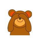 A cute bear（個別スタンプ：11）