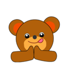 A cute bear（個別スタンプ：33）