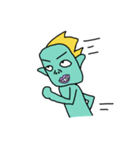 半魚人の日常（個別スタンプ：9）