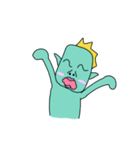半魚人の日常（個別スタンプ：14）