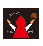 Little Red Hood  赤ずきん（個別スタンプ：3）