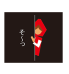 Little Red Hood  赤ずきん（個別スタンプ：28）