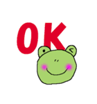 けろ吉の日常会話（個別スタンプ：5）