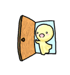 黄色いてるてる（個別スタンプ：5）