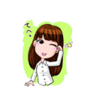 福ミミらじお まこのスマイルスタンプ（個別スタンプ：6）