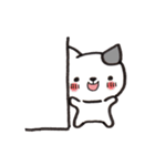 壁からねこ（個別スタンプ：1）