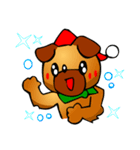 パグ（クリスマス）（個別スタンプ：2）