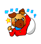 パグ（クリスマス）（個別スタンプ：19）