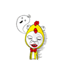 クレイジーチキンボー！（個別スタンプ：35）