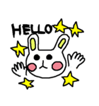 うさぎと一緒（個別スタンプ：1）