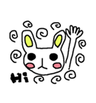 うさぎと一緒（個別スタンプ：2）