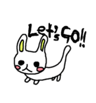 うさぎと一緒（個別スタンプ：3）