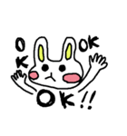 うさぎと一緒（個別スタンプ：5）