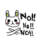 うさぎと一緒（個別スタンプ：6）
