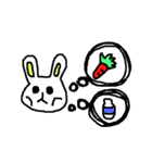 うさぎと一緒（個別スタンプ：8）