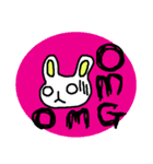 うさぎと一緒（個別スタンプ：9）