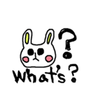 うさぎと一緒（個別スタンプ：10）