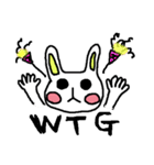 うさぎと一緒（個別スタンプ：14）