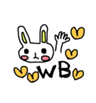 うさぎと一緒（個別スタンプ：15）