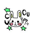 うさぎと一緒（個別スタンプ：16）