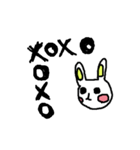 うさぎと一緒（個別スタンプ：18）