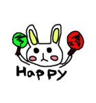 うさぎと一緒（個別スタンプ：33）